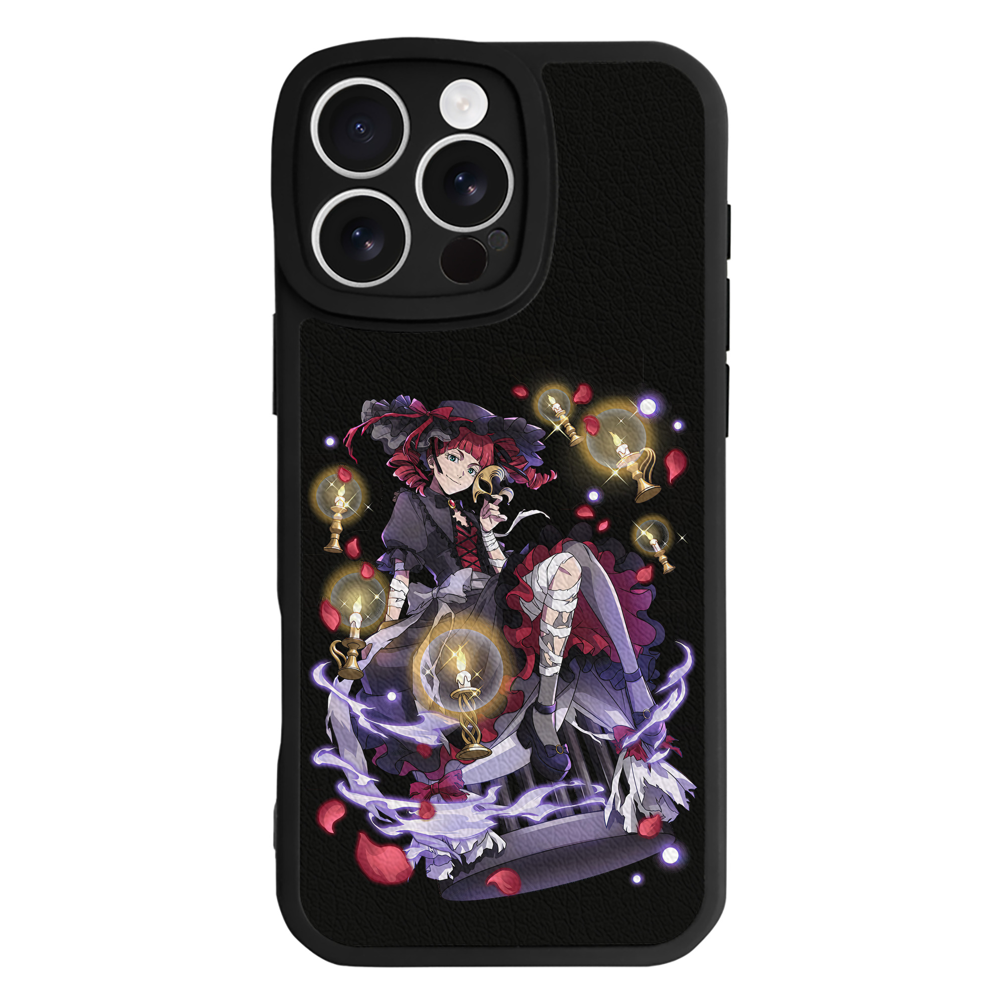 （画像用） 文豪ストレイドッグス Bungo Stray Dogs 【iPhone 16シリーズ対応】シリコンスマホケース（レザー調） 材質：シリコン